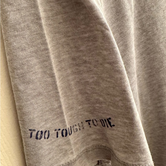 Lucky Brand Venice Burnout Cotton/Poly-Blend Graphic T-Shirt, Gray, XL - Picture 2 of 4